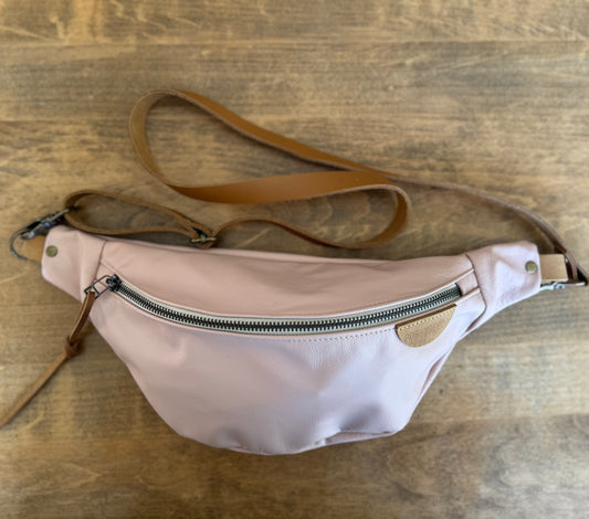 Poppyseeds Small Leather Bum Bag / Fanny Pack