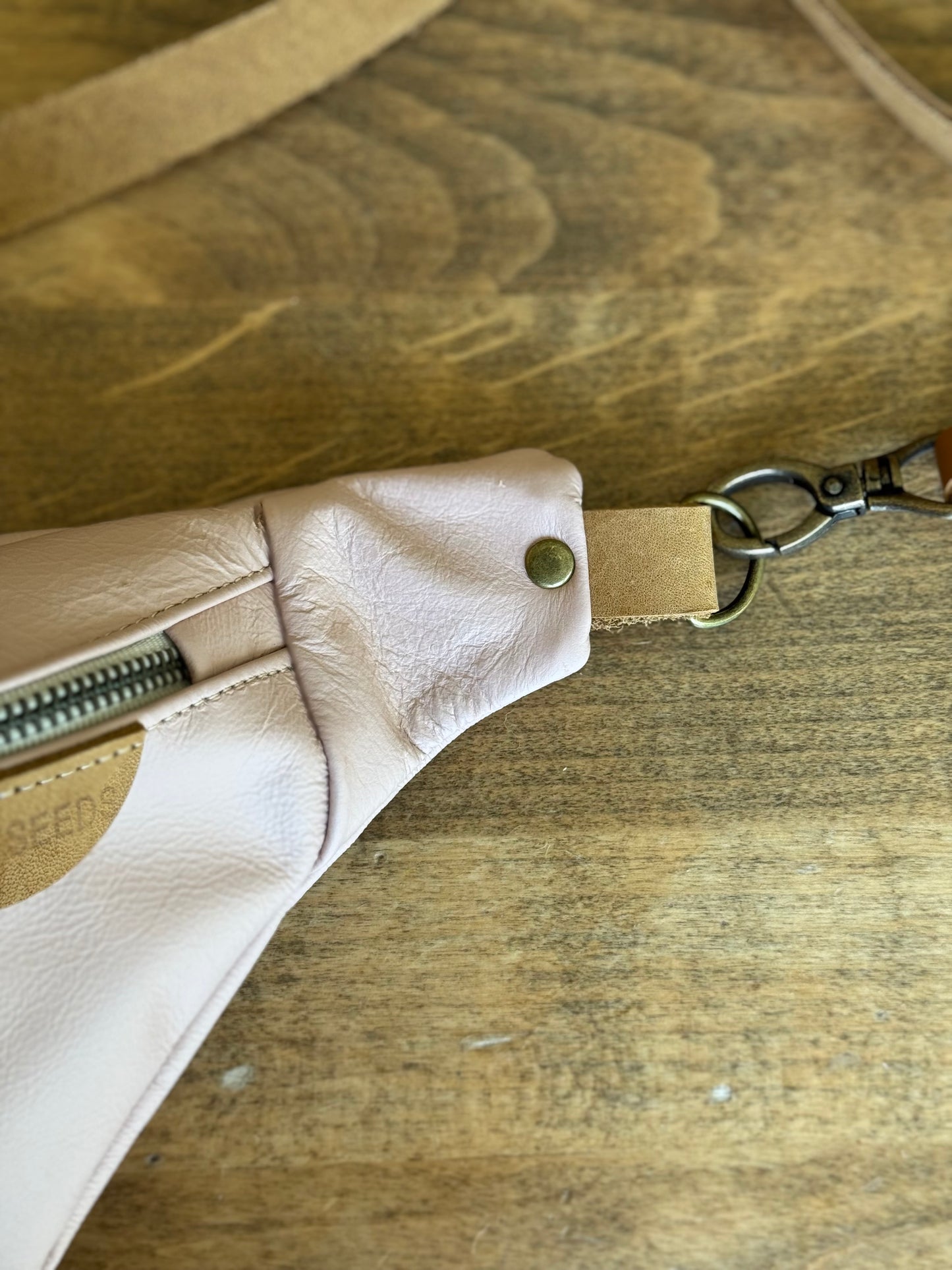 Poppyseeds Small Leather Bum Bag / Fanny Pack