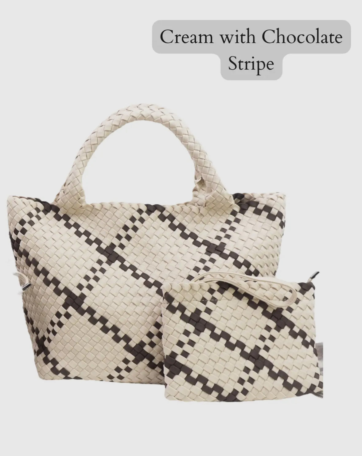Classy Neoprene Bag with Wristlet (multiple colors)